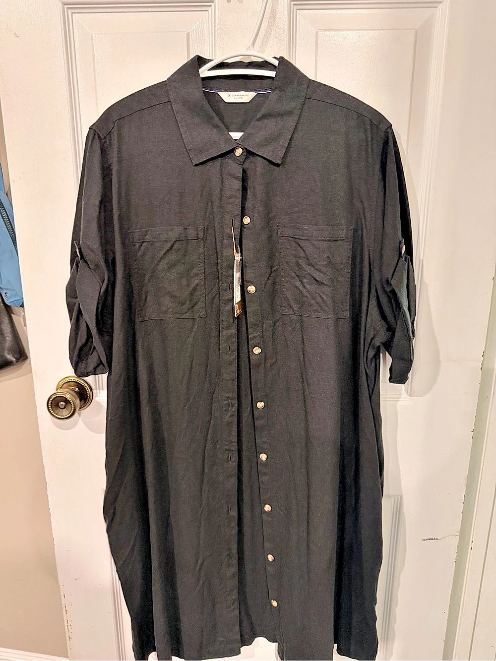 Denver Hayes Black Maxi Dress Size XL  New with tags